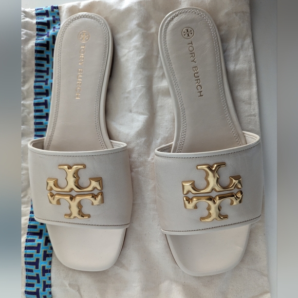Tory Burch Shoes - Tory Burch Eleanor Slide New Cream